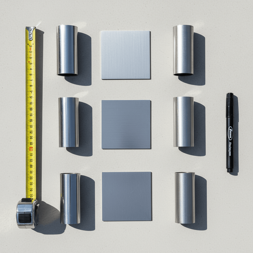 Variety of stainless steel grades and finishes on display