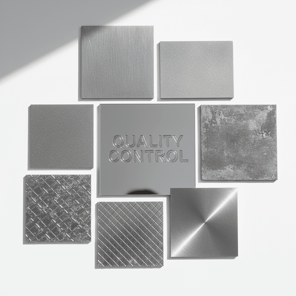 Stainless steel grades and finishes